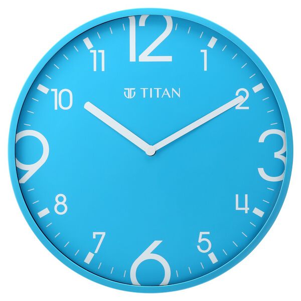 Titan Blue Slim Wall Clock - 25.5 cm x 25.5 cm (Small) - image number 0