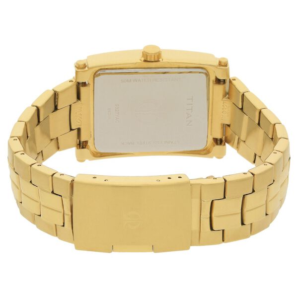 Titan Quartz Analog with Date Silver Dial Stainless Steel Strap Watch for Men - image number 3