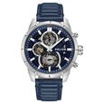 Police Quartz Multifunction Blue Leather Strap for Men - image number 0
