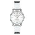 Coach Quartz Analog Silver Dial Leather Strap Watch for Women - image number 0