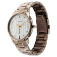 Titan Regalia Opulent Quartz Analog with Day and Date White Dial Brown Metal Strap Watch For Men - image number 2