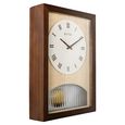 Titan Wooden Pendulum Clock - Premium Decor Box Pendulum Wooden Wall Contemporary look Clock - 37 cm x 25.5 cm (Medium) - image number 3