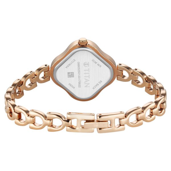 Titan Karishma Rose Gold Analog Metal Strap Watch for Women - image number 4