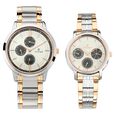 Titan Bandhan Silver Dial Quartz Multifunction Stainless Steel Strap watch for Couple - image number 0
