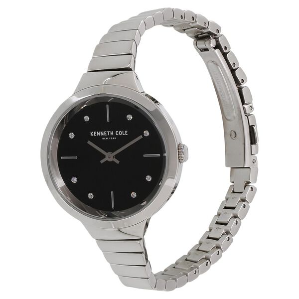 Kenneth Cole Quartz Analog Black Dial Stainless Steel Strap Watch for Women - image number 1