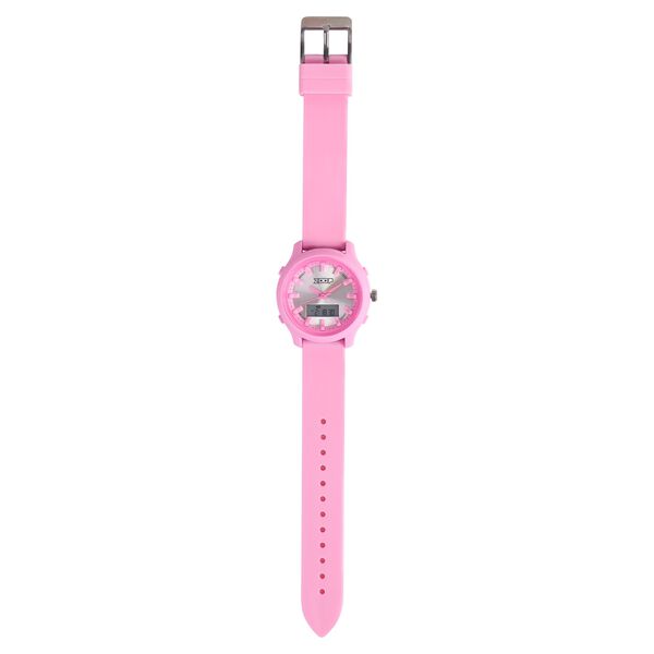 Zoop Ana-Digi Watch with Silver Dial & Pink Strap for Girls Kids, from House of Titan - image number 7