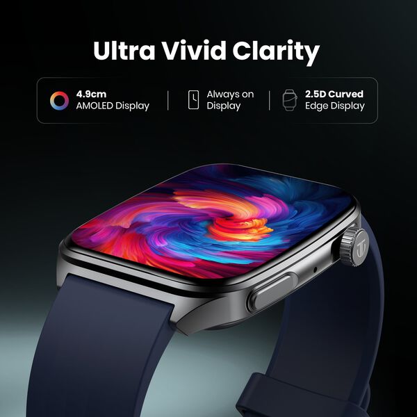 Titan Smart 4.0 Smartwatch with 1.93" AMOLED Display, Infinite AI Watch Faces, Smart Hydration, QR Hub HRM, SpO2 - image number 1