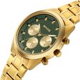 Sonata Multifunction Green Dial Golden Metal Strap Watch For Men - image number 4