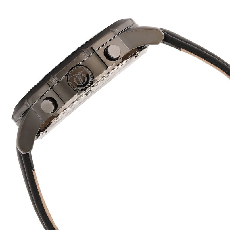 Titan Quartz Multifunction Black Dial Leather Strap Watch for Men - image number 3