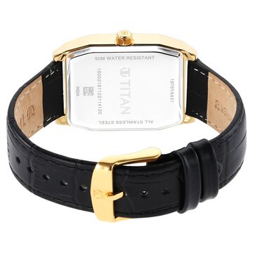 Titan Regalia Opulent Analog with Day and Date Black Dial Watch for Men