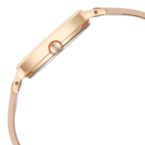 Titan Raga Power Pearls Quartz Analog Mother Of Pearl Dial Leather Strap Watch for Women - image number 3