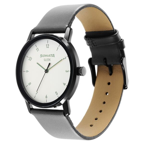 Sleek Grey Dial Analog Watch for Men - image number 1