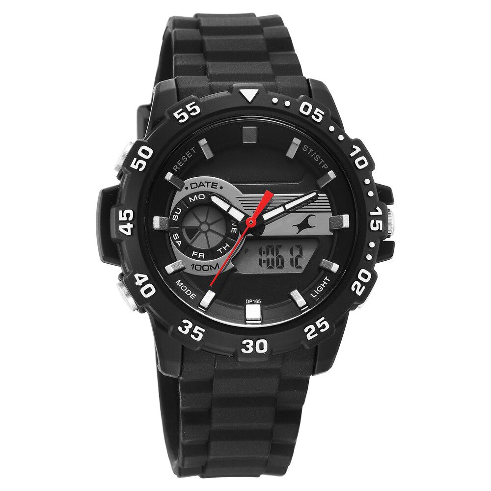 Buy Online Fastrack Street line Quartz Analog Digital Black Dial