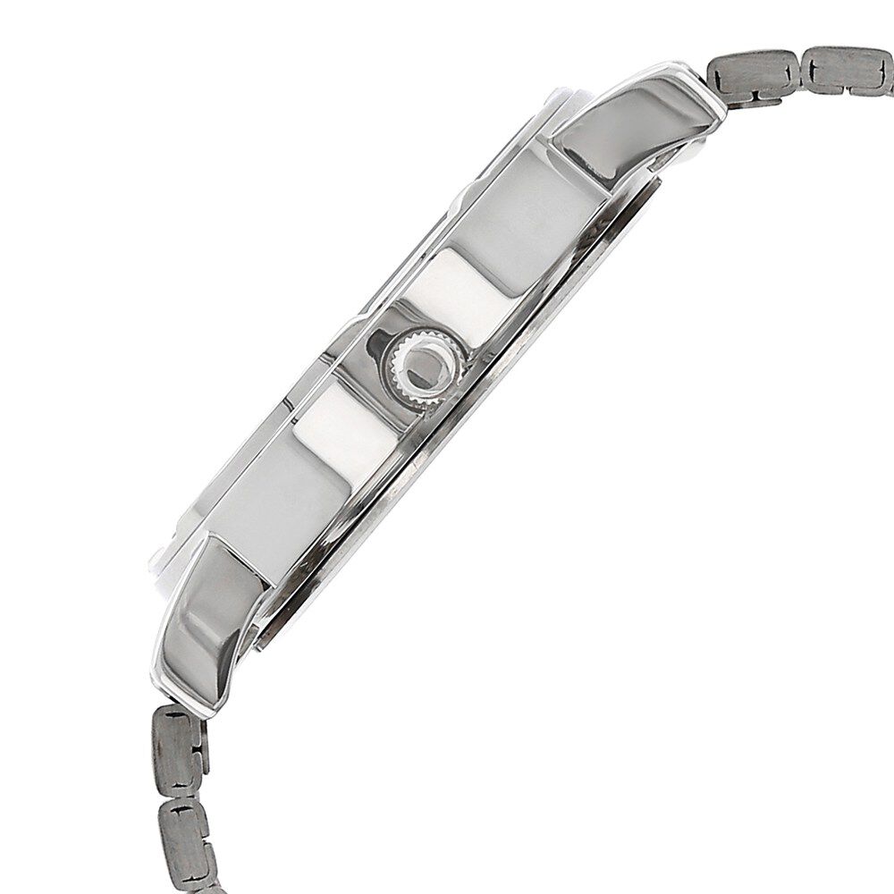 Buy Online Titan Quartz Analog Black Dial Stainless Steel Strap