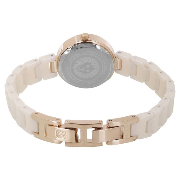Anne Klein Quartz Analog Mother of Pearl Dial Ceramic Strap Watch for Women - image number 3