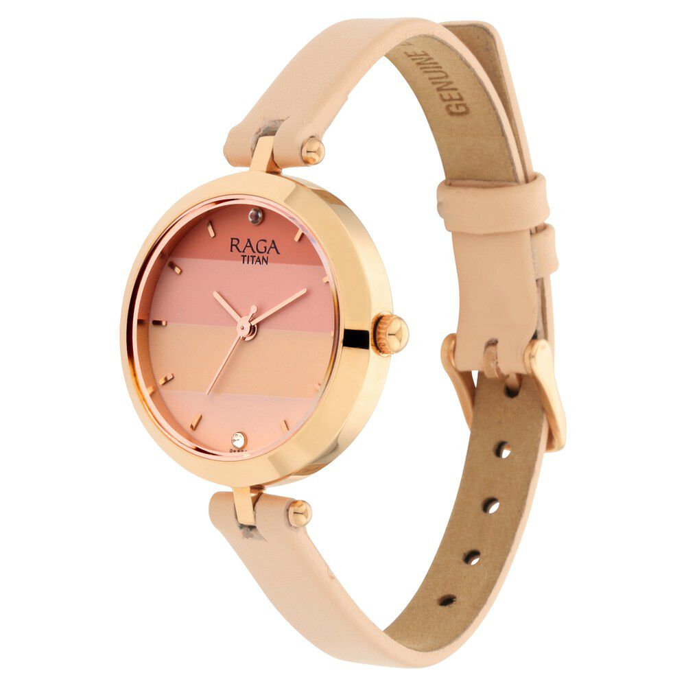 Titan raga top pink watch
