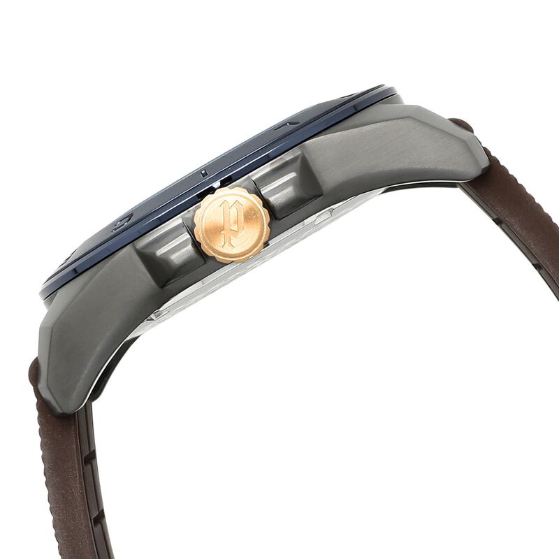 Police Quartz Multifunction Blue Dial Leather Strap Watch for Men - image number 3