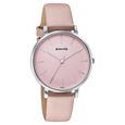 Sonata Pastel Play Quartz Analog Pink Dial Leather Strap Watch For Women - image number 1
