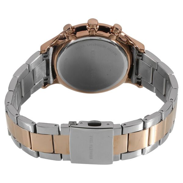 Kenneth Cole Quartz Multifunction Black Dial Metal Strap Watch for Men - image number 3