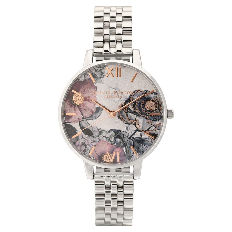 Olivia Burton Quartz Analog White Dial Stainless Steel Strap Watch for Women - image number 1