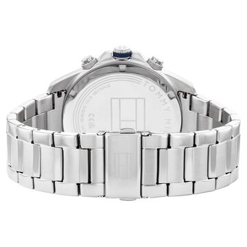 Tommy Hilfiger Blue Dial Silver Stainless Steel Strap Watch for Men