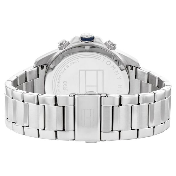 Tommy Hilfiger Blue Dial Silver Stainless Steel Strap Watch for Men - image number 2