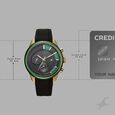 Fastrack Wild Quartz Chronograph Two Toned Dial Black Silicone Strap Watch For Guys - image number 3