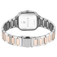 Titan Slim Square Quartz Analog with Date Silver Dial With Two Toned Color Stainless Steel Strap Watch For Women - image number 4