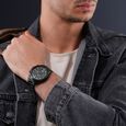 Police Chronograph Black Dial Black Color Stainless Steel Strap Watch For Men - image number 6