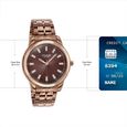 Sonata Poze Quartz Analog Brown Dial Brown Metal Strap Watch For Men - image number 3