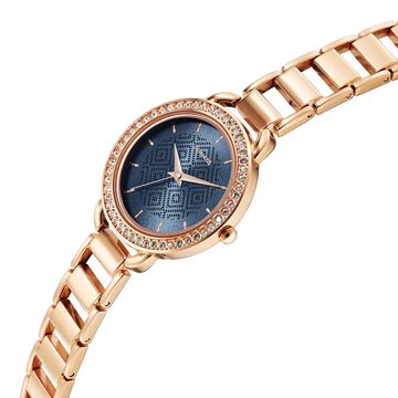 Sonata Wedding Quartz Analog Blue Dial Metal Strap Watch for Women