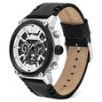 Police Quartz Multifunction White Dial Leather Strap Watch for Men - image number 1