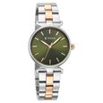 Titan Workday Edit Quartz Analog Green Dial Two Toned Stainless Steel Strap Watch For Women - image number 1