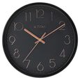 Titan Classic Black Wall Clock with Silent Sweep Technology - 30.8 cm x 30.8 cm (Medium) - image number 1