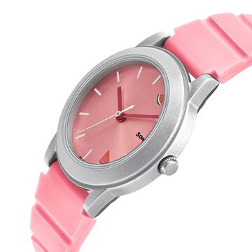Sonata Play Pink Dial Women Watch With Plastic Strap