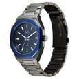 Fastrack Vyb Limitless Quartz Analog Blue Dial Metal Strap Watch For Guys - image number 4