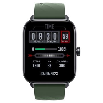 Fastrack Rider with 4.64 cm TFT LCD Display, SingleSync BT Calling Unisex Smart Watch with Green Strap