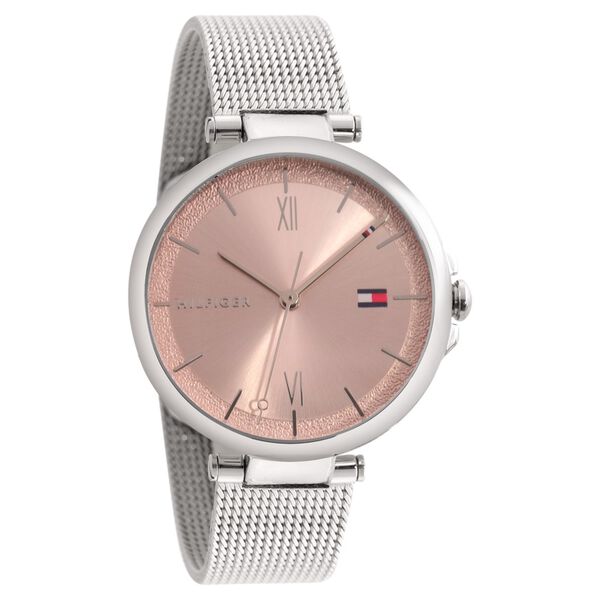 Tommy Hilfiger Quartz Analog Pink Dial Stainless Steel Strap Watch for Women - image number 0