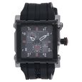 Titan Quartz Multifunction Black Dial Silicone Strap Watch for Men