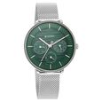 Titan Women's Svelte Black: Multi-Function Watch with Metal Strap - image number 0