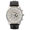 Titan Classic Silver Dial Chronograph Leather Strap watch for Men - image number 1