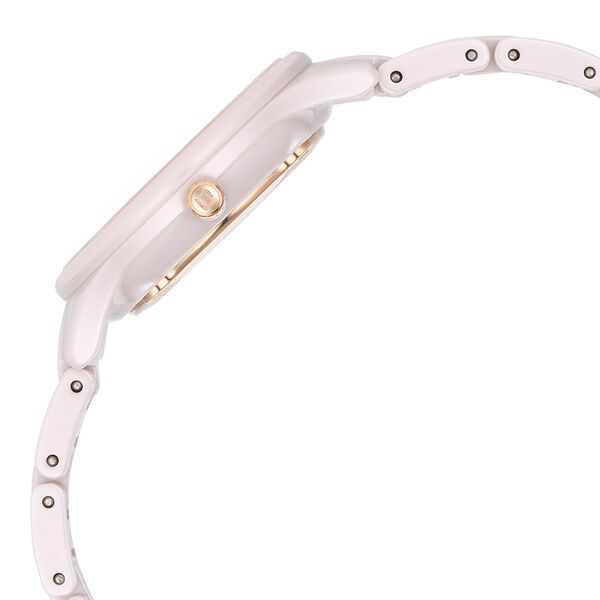 Xylys Swiss Analog with Date Pink Ceramic Strap and Dial Watch For Women - image number 3