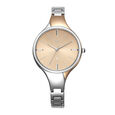 Fastrack Vyb Striker Quartz Analog Rose Gold Dial Metal Strap Watch for Girls - image number 0