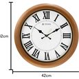 Titan Classic White Wall Clock with Silent Sweep Technology - 42 cm x 42 cm (Large) - image number 5