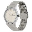 Titan Quartz Analog with Day and Date Silver Dial Stainless Steel Strap Watch for Men - image number 1