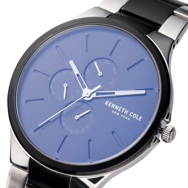 Kenneth Cole Black Dial Stainless Steel Strap Watch For Men - image number 3