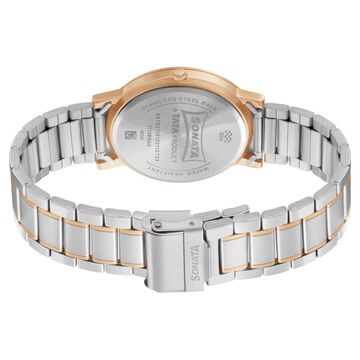 Sonata Quartz Analog Blue Dial Stainless Steel Strap Watch for Men