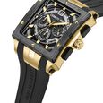 Cerruti 1881 Quartz Chronograph Black Dial Black Silicone Strap Watch For Men - image number 1