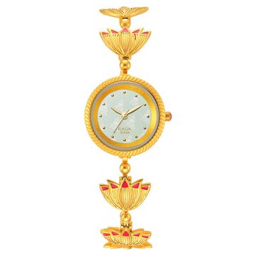Titan Raga X Masaba Green Dial Analog Steel and Metal Strap watch for Women