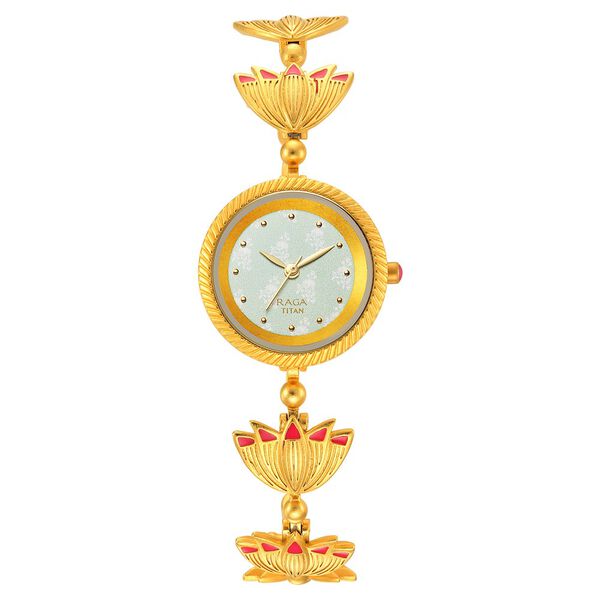 Titan Raga X Masaba Green Dial Analog Steel and Metal Strap watch for Women - image number 1